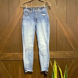 Lucky Brand 4/27 ankle blue jeans